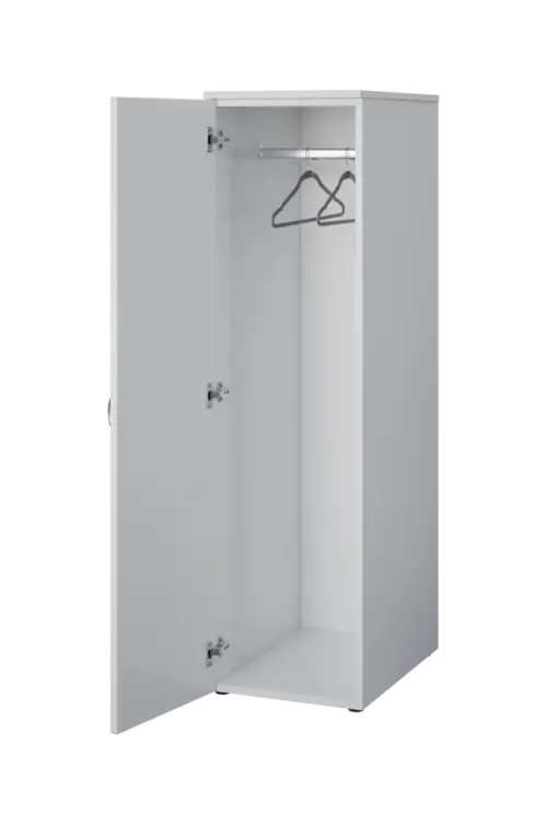 CST 4 - 41 šatní skříň, 1-dveřová, tyč, levá, 1450x400x600, antracit